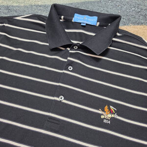 Philadelphia Cricket Club Fairway Greene Golf Shirt Dark Blue White Mens XL VTG